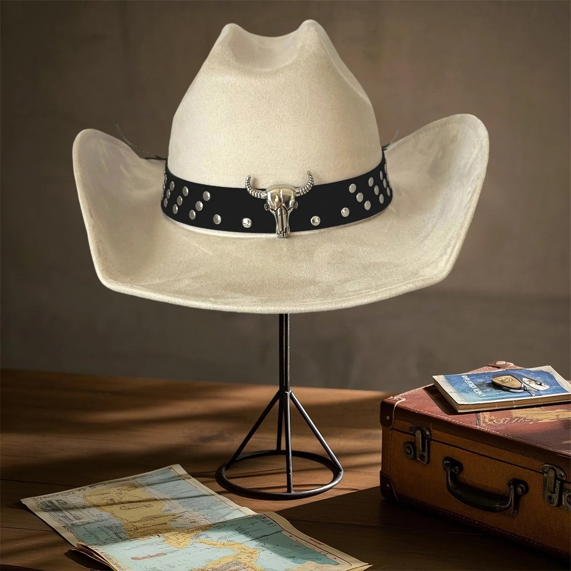 Bull Head Cowboy Hat